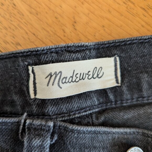 Madewell The Petite Perfect Vintage Wide-Leg Jean in Belmere Wash Black Size 26P - Picture 6 of 8